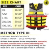 image:imageBody Glove Method Unisex USCG Type III Life Jacket PFD  Classic 4Buckle Nylon Boating VestYellow