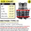 image:imageBody Glove Method Unisex USCG Type III Life Jacket PFD  Classic 4Buckle Nylon Boating Vestcharcoal