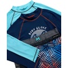 image:imageBody Glove Boys Swim Set  4 Piece UPF 50 Swim Trunks and Rash Guard for Boys Kids Swimwear Set Sizes 412TurquoiseNavy Swims