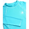 image:imageBody Glove Boys Swim Shirt  UPF 50 Sun Protection Quicky Dry Long Sleeve Rash Guard for Boys Youth Kids Swimwear 514Aqua Long Sleeve