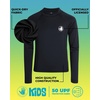 image:imageBody Glove Boys Swim Shirt  UPF 50 Sun Protection Quicky Dry Long Sleeve Rash Guard for Boys Youth Kids Swimwear 514Black