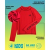 image:imageBody Glove Boys Swim Shirt  UPF 50 Sun Protection Quicky Dry Long Sleeve Rash Guard for Boys Youth Kids Swimwear 514Red Long Sleeve