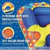 image:imageBody Glove The Max 2Rider Towable Tube HeavyGauge PVC Inflatable Boat Towable with Nylon Cover Foam Handles amp Quick Connect Tow Hook 2026 Model