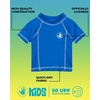 image:imageBody Glove Toddler Boys Rash Guard Shirt  Short Sleeve Swim Shirt for BabyToddler Boys Size 2T4TRoyal