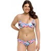 image:imageBody Glove Womens Rosalia Low Rise Bikini Bottom SwimsuitMiami Palm Tree Print