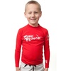 image:imageBody Glove Basic Deluxe Juniors Long Sleeve Rash GuardRed
