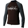 image:imageBody Glove Basic Deluxe Long Sleeve Rash GuardChocolaeCharcoalBlack
