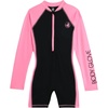 image:imageBody Glove Kids Swimsuits  UPF 50 Sun Protection Long Sleeve One Piece Rashguard Bathing Suit for Girls and Boys 2T12BlackPink