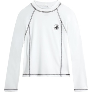image:imageBody Glove Boys Swim Shirt  UPF 50 Sun Protection Quicky Dry Long Sleeve Rash Guard for Boys Youth Kids Swimwear 514White