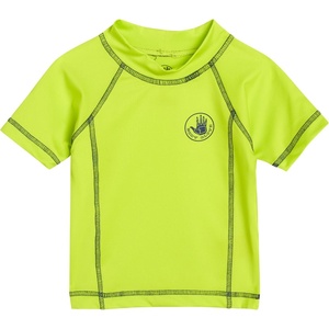 image:imageBody Glove Toddler Boys Rash Guard Shirt  Short Sleeve Swim Shirt for BabyToddler Boys Size 2T4TLime