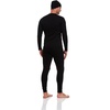 image:imageBody Glove 3 Piece Mens Fleece Lined Thermal Set Long Underwear Thermals Insulated Base Layer Top and Bottoms and BeanieBlack