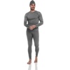 image:imageBody Glove 3 Piece Mens Fleece Lined Thermal Set Long Underwear Thermals Insulated Base Layer Top and Bottoms and BeanieGrey