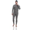 image:imageBody Glove 3 Piece Mens Fleece Lined Thermal Set Long Underwear Thermals Insulated Base Layer Top and Bottoms and BeanieGrey