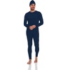 image:imageBody Glove 3 Piece Mens Fleece Lined Thermal Set Long Underwear Thermals Insulated Base Layer Top and Bottoms and BeanieNavy