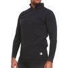 image:imageBody Glove Mens Thermal Top Warm Winter Shirt Collared Long Sleeve Thermal Undershirt for MenBlack