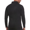 image:imageBody Glove Mens Thermal Top Warm Winter Shirt Collared Long Sleeve Thermal Undershirt for MenBlack