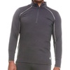 image:imageBody Glove Mens Thermal Top Warm Winter Shirt Collared Long Sleeve Thermal Undershirt for MenGrey