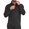 image:imageBody Glove Mens Thermal Top Warm Winter Shirt Collared Long Sleeve Thermal Undershirt for MenBlack