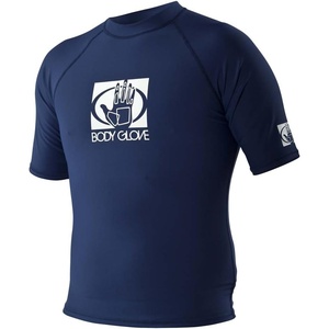 image:imageBody Glove Wetsuit Co Mens Basic Fitted Short Arm RashguardNavy