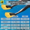 image:imageBody Glove Swim Fins  Comfortable Silicon Flippers for Men and Women Swimfins for Thrust and Performance  Short Lightweight and FloatsEXTRALARGE