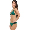image:imageBody Glove DITA Slider Triangle Bikini Top SwimsuitLeafy Emerald