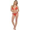 image:imageBody Glove DITA Slider Triangle Bikini Top SwimsuitPoppy