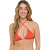 image:imageBody Glove DITA Slider Triangle Bikini Top SwimsuitPoppy