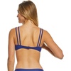 image:imageBody Glove Smoothies Midnight Ivy High Neck Strappy Bikini Top Small Blue