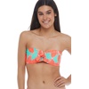 image:imageBody Glove Womens Eleanor Molded Cup Bandeau Bikini Top SwimsuitTikahau Floral