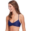 image:imageBody Glove Womens Smoothies Mika Solid Halter Triangle Bikini Top Swimsuit with Cross Tie BackSmoothies Midnight