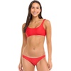 image:imageBody Glove Womens Standard Basic Solid Fuller Coverage Bikini Bottom SwimsuitSmoothie True Red