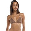 image:imageEvelyn Fixed Triangle Bikini Top Swimsuit with Adjustable 2way Back DetailDaisy Mae Suede