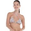 image:imageEvelyn Fixed Triangle Bikini Top Swimsuit with Adjustable 2way Back DetailEstella Multi Floral