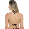 image:imageEvelyn Fixed Triangle Bikini Top Swimsuit with Adjustable 2way Back DetailGroove Bubble Gum