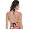 image:imageEvelyn Fixed Triangle Bikini Top Swimsuit with Adjustable 2way Back DetailGroove Primal Abstract