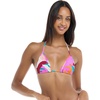 image:imageEvelyn Fixed Triangle Bikini Top Swimsuit with Adjustable 2way Back DetailHype Abstract Print