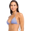 image:imageEvelyn Fixed Triangle Bikini Top Swimsuit with Adjustable 2way Back DetailPeriwinkle
