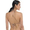 image:imageEvelyn Fixed Triangle Bikini Top Swimsuit with Adjustable 2way Back DetailPrimal Leopard Print