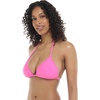 image:imageEvelyn Fixed Triangle Bikini Top Swimsuit with Adjustable 2way Back DetailSugar Plum
