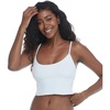 image:imageBody Glove Womens Norah Crop Bikini Top SwimsuitWhite Ibiza Rib