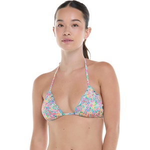 image:imageEvelyn Fixed Triangle Bikini Top Swimsuit with Adjustable 2way Back DetailEstella Multi Floral