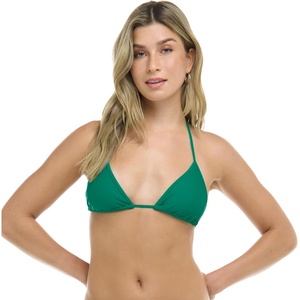 image:imageEvelyn Fixed Triangle Bikini Top Swimsuit with Adjustable 2way Back DetailViridian Green
