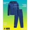 image:imageBody Glove Boys Active Sweatsuit Set  2 Piece Fleece ZipUp Hoodie Sweatshirt and Jogger Sweatpants 814Navy Heather