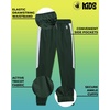 image:imageBody Glove Boys Sweatpants 4 Pack Active Performance Tricot Jogger Pants  Soft Stretch Tricot with Drawstring Waists Four Everyday Athletic Bottoms for School and PlayGreenBlackBlackGrey