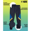 image:imageBody Glove Boys Sweatpants 4 Pack Active Performance Tricot Jogger Pants  Soft Stretch Tricot with Drawstring Waists Four Everyday Athletic Bottoms for School and PlayBlackLimeBlue Triangle