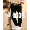 image:imageBody Glove Boys Sweatpants 4 Pack Active Performance Tricot Jogger Pants  Soft Stretch Tricot with Drawstring Waists Four Everyday Athletic Bottoms for School and PlayOrangeGreyNavyGrey