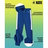 image:imageBody Glove Boys Sweatpants 4 Pack Active Performance Tricot Jogger Pants  Soft Stretch Tricot with Drawstring Waists Four Everyday Athletic Bottoms for School and PlayRoyalLight GreyBlackBlack