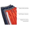 image:imageBody Glove Boys Sweatpants 4 Pack Active Performance Tricot Jogger Pants  Soft Stretch Tricot with Drawstring Waists Four Everyday Athletic Bottoms for School and PlayOrangeGreyNavyGrey
