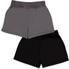 image:imageBody Glove Clothes Boys 2 Pack Active Mesh Shorts  Lightweight Breathable Athletic Shorts for Kids Sizes 2T18Gray  Dark Black