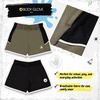 image:imageBody Glove Clothes Boys 2 Pack Active Mesh Shorts  Lightweight Breathable Athletic Shorts for Kids Sizes 2T18Green  Black